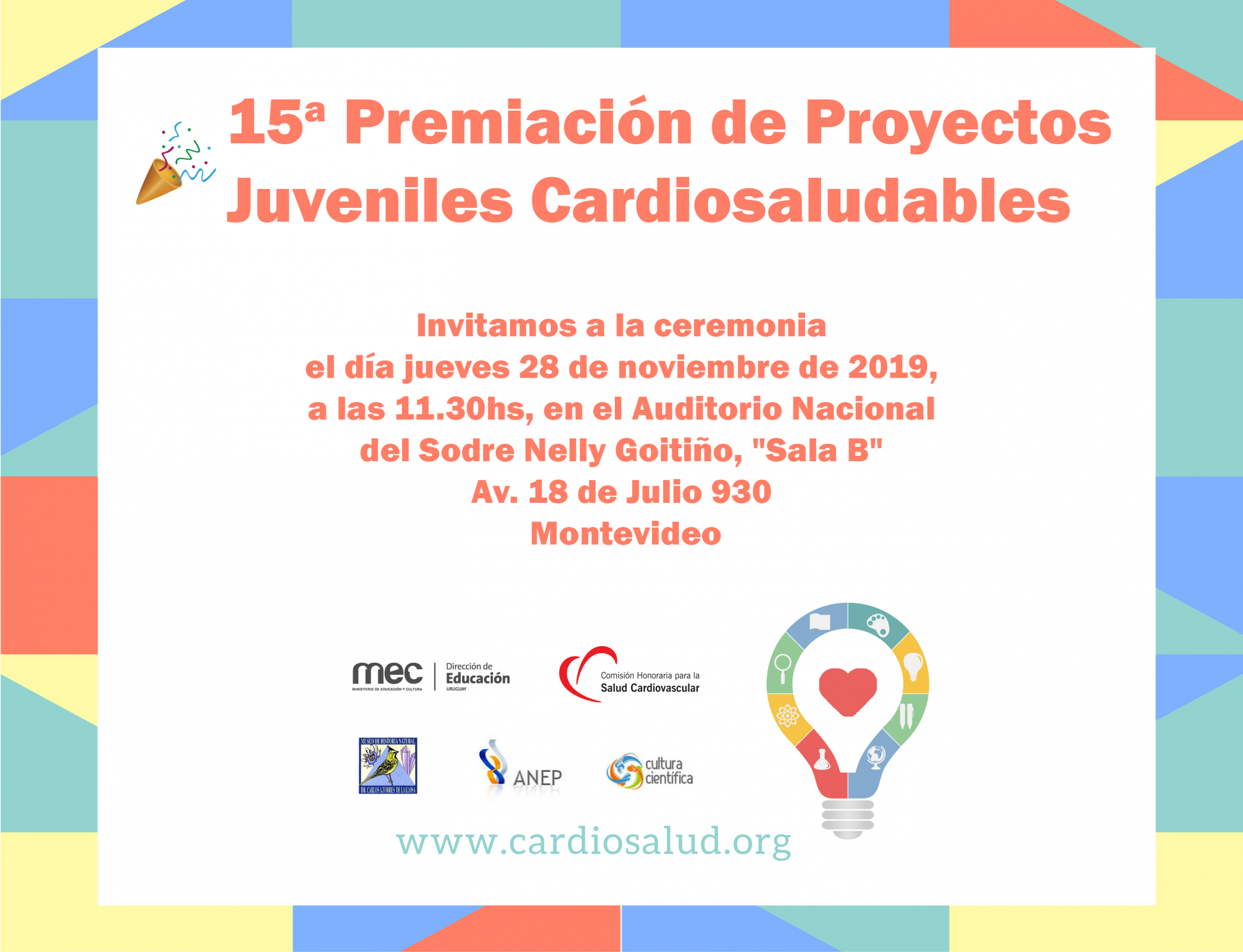 Entrega de premios Proyectos Cardiosaludables 2019