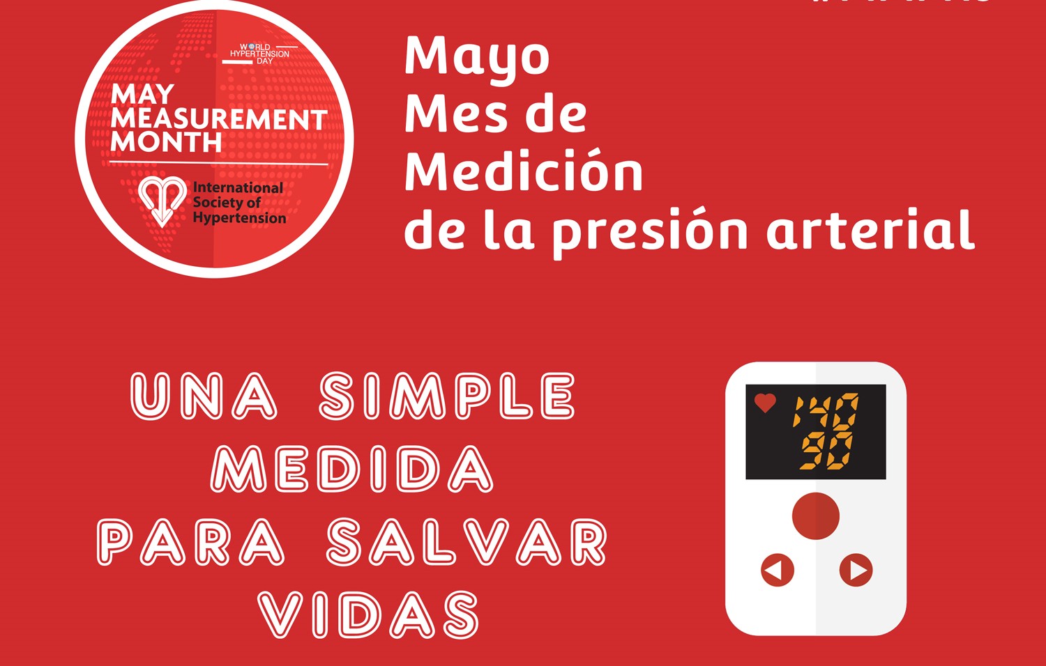 Campaña «Mayo, mes de la presión arterial» 2021 – Comisión Honoraria para  la Salud Cardiovascular