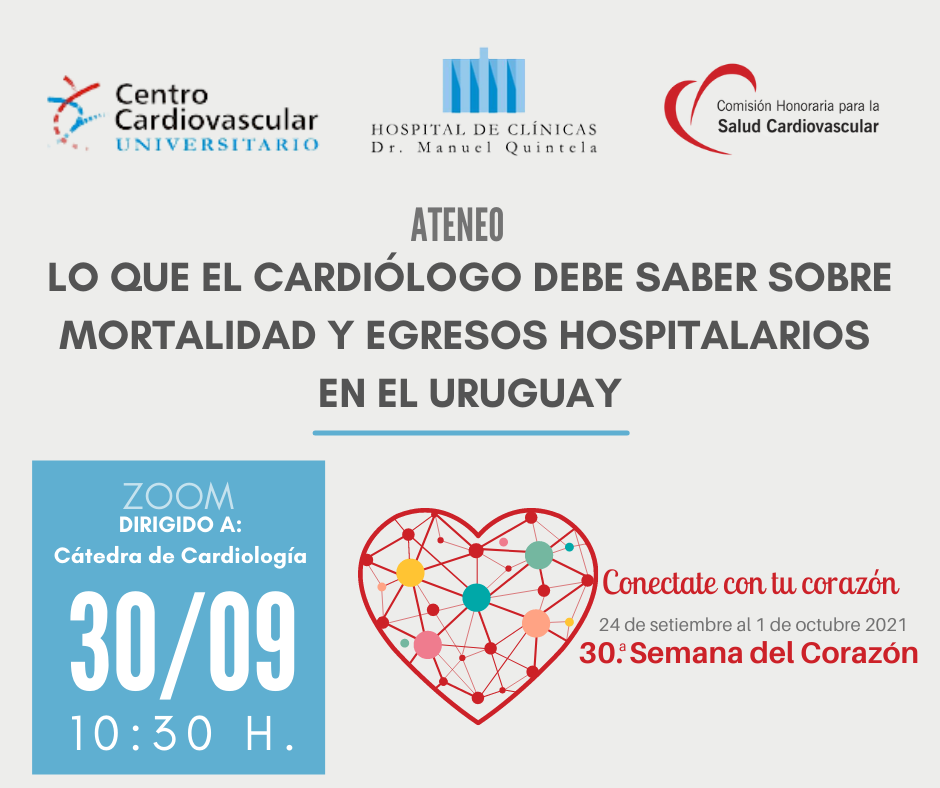 “Lo que el cardiólogo debe saber sobre la mortalidad y egresos hospitalarios en Uruguay”
