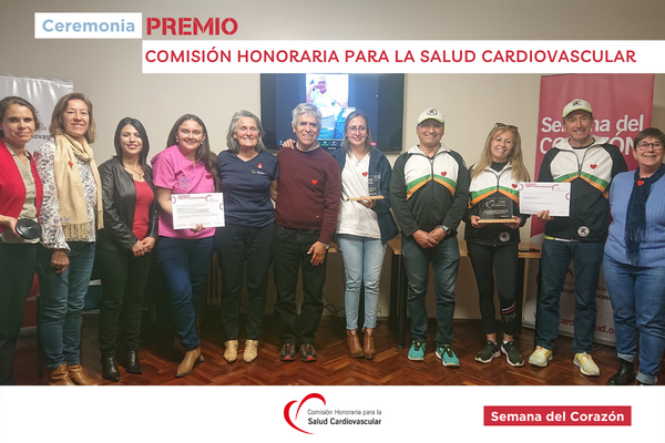 Entrega de premios, “Comisión Honoraria para la Salud Cardiovascular” 2022.