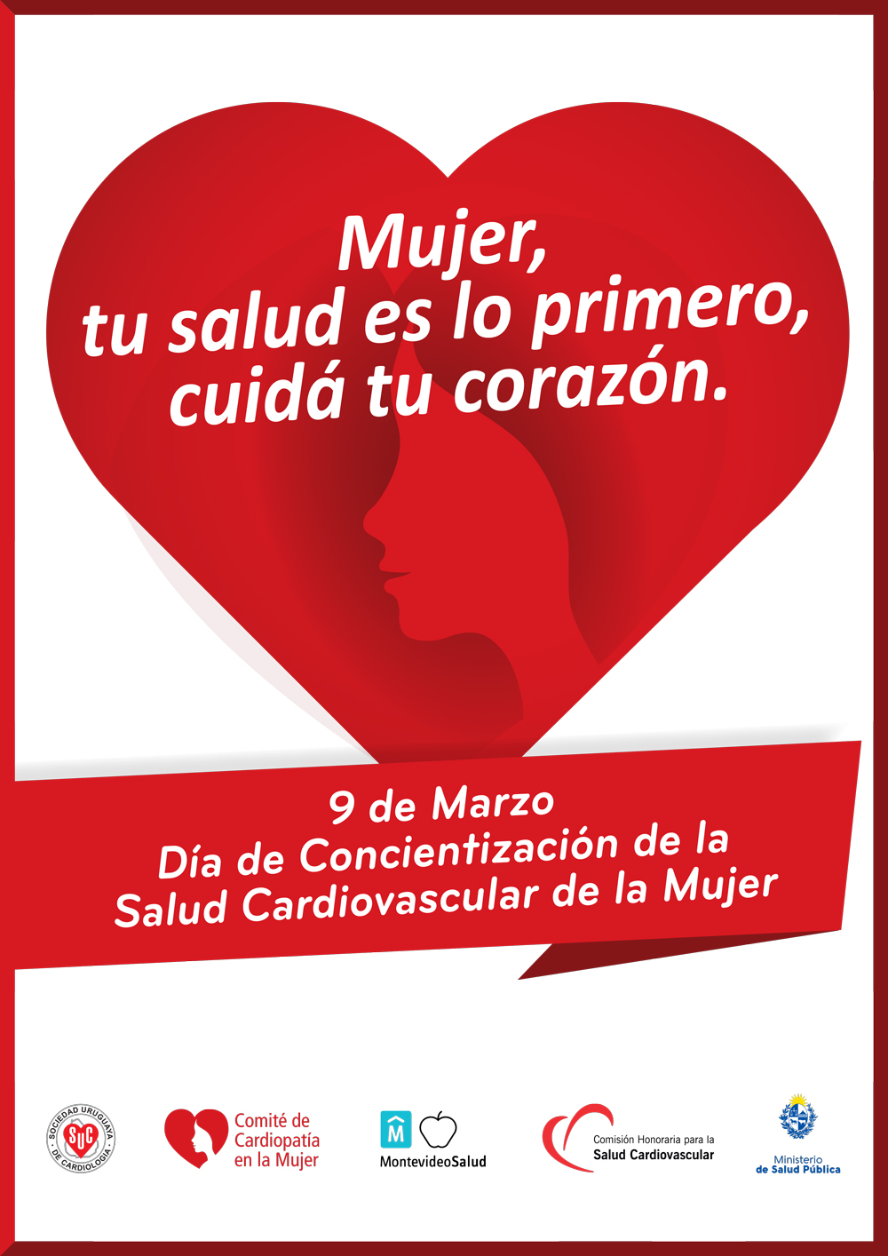 9 de marzo – Día Nacional de concientización de la salud cardiovascular de la mujer
